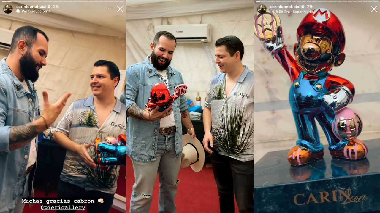 Así fue el encuentro del artista Pieri con Carin León