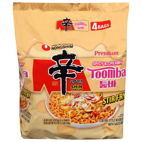 Nongshim Stir Fry Style Noodles with Sauce Mix 1