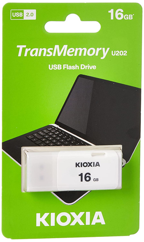 KIOXIA U202 16GB USB2.0 PenDrive White LU202W016GG4