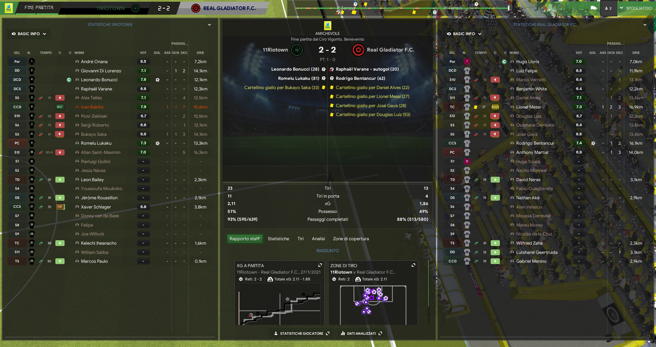 11Riotown - Real Gladiator F.C._ Riepilogo