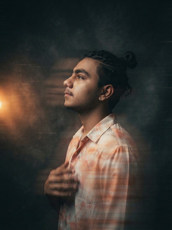 Braided Hair Motion Blur AI Portrait Prompt | Cinematic Prompt Craft