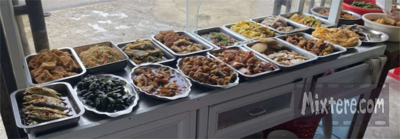 Lunch spread, Central Vietnam