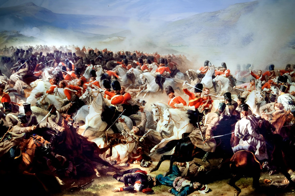Crimea,Balaclava,Brigada Pesada,Scots Greys,carga de los escoceses grises de la brigada pesada