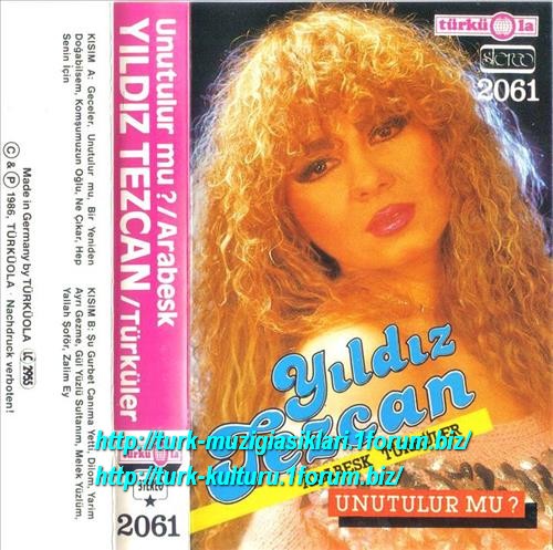 Yildiz Tezcan - Unutulurmu (Arabesk Turkuler) Turkuola Almanya 2