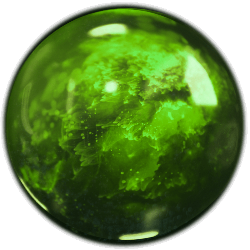 Green Crystal Sphere