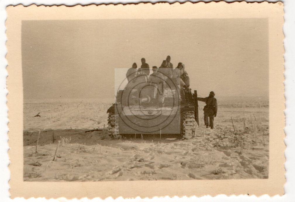 Rußland Winter StuG, Sturmgeschütz, Seitenblende
