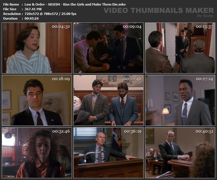 Law & Order - S01E04 - Kiss the Girls and Make Them Die.mkv