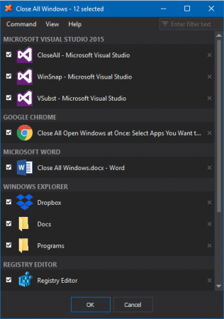 Close All Windows v5.3