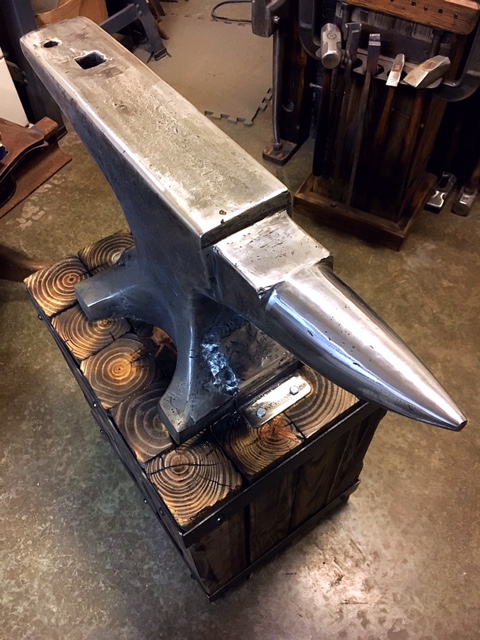 Show us your anvil stand. - The Iron Forge Fire Blackmithing Forum.