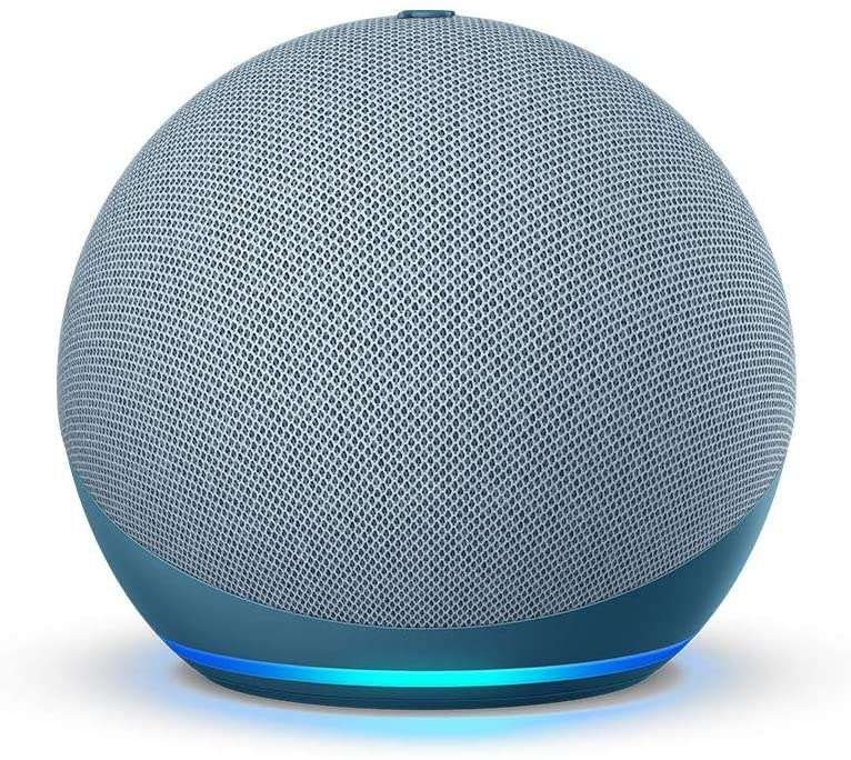 CyberPuerta: Amazon Echo Dot Asistente de Voz 4ta Generación, Inalámbrico, WiFi, Bluetooth, Azul 
