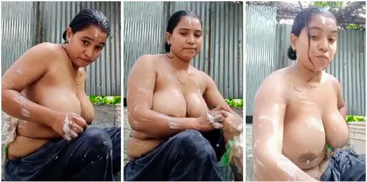 Desi milf taking bath nude video