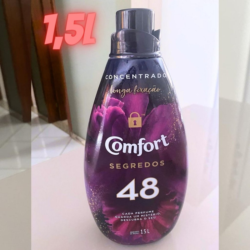 Amaciante Concentrado Comfort Segredos 48 1,5l