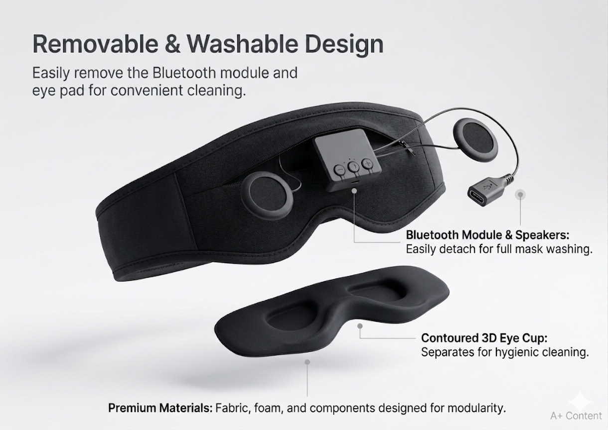 Removable and Washable Design