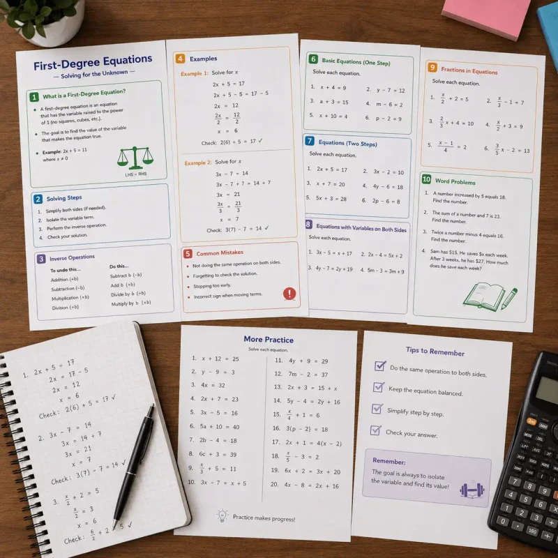 Percentages mind map
