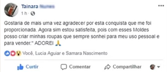 Depoimento de cliente satisfeita 2
