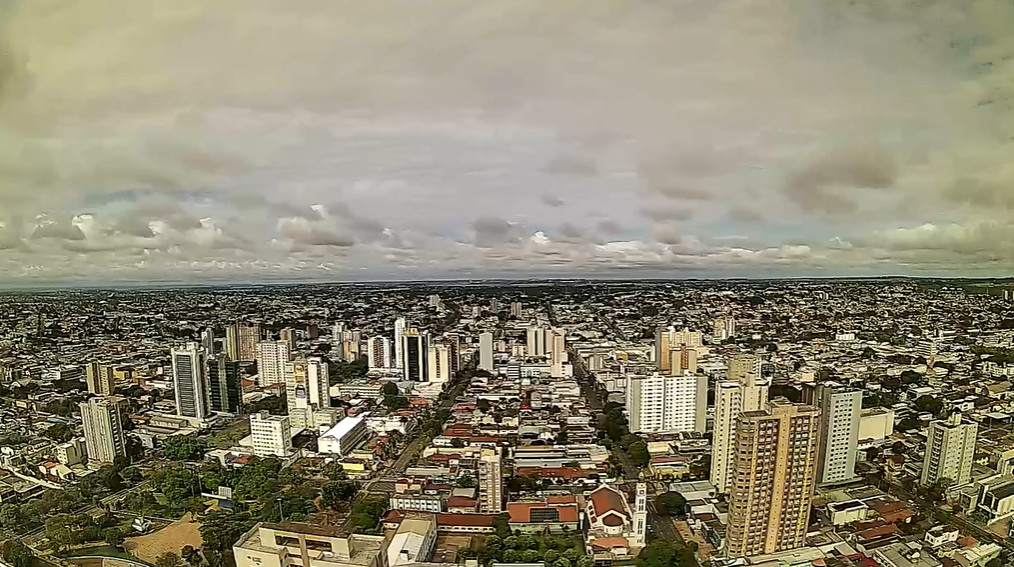 Campo Grande nesta manhã de domingo