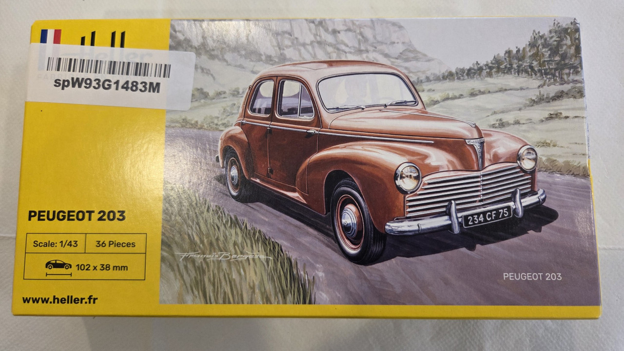 Heller - 80160 - Maquette - Voiture - Peugeot 203 - Echelle 1/43