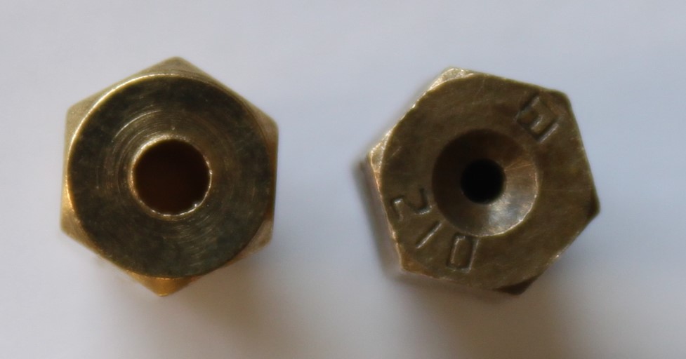 Gicleurs P gros plan