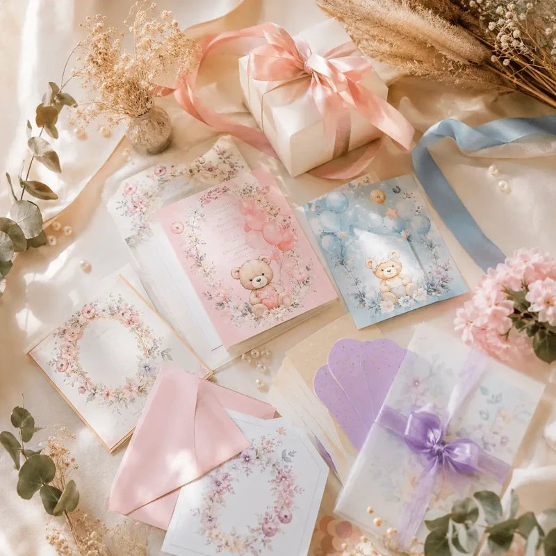 Deco Magic Baby Shower Canva Template and Clipart Bundle
