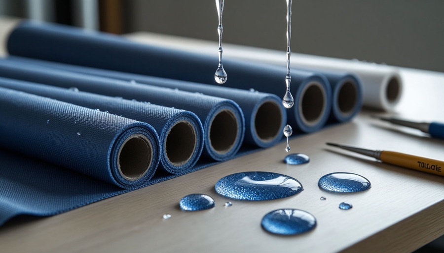 Густая пропитка для голубой брезентовой ткани