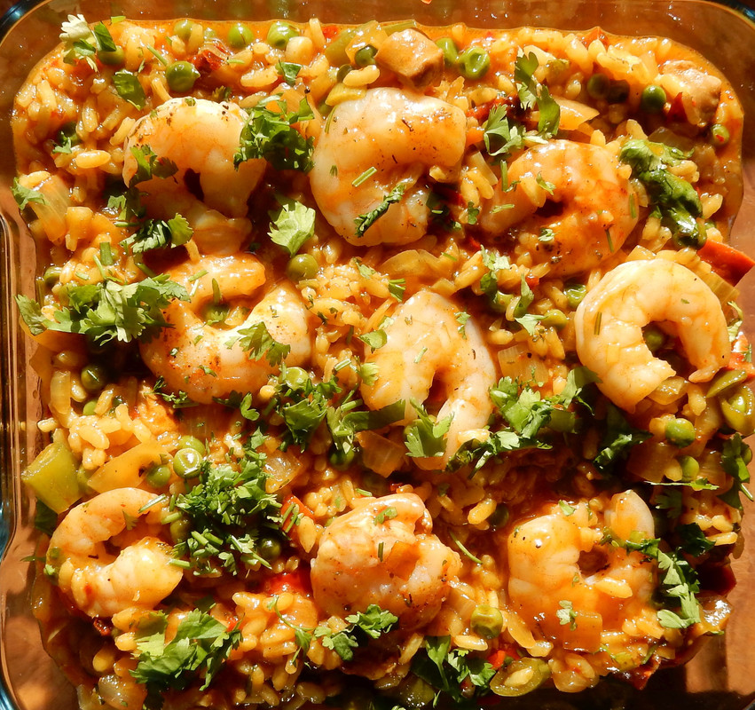 PHEASANT and KING PRAWN PAELLA 3