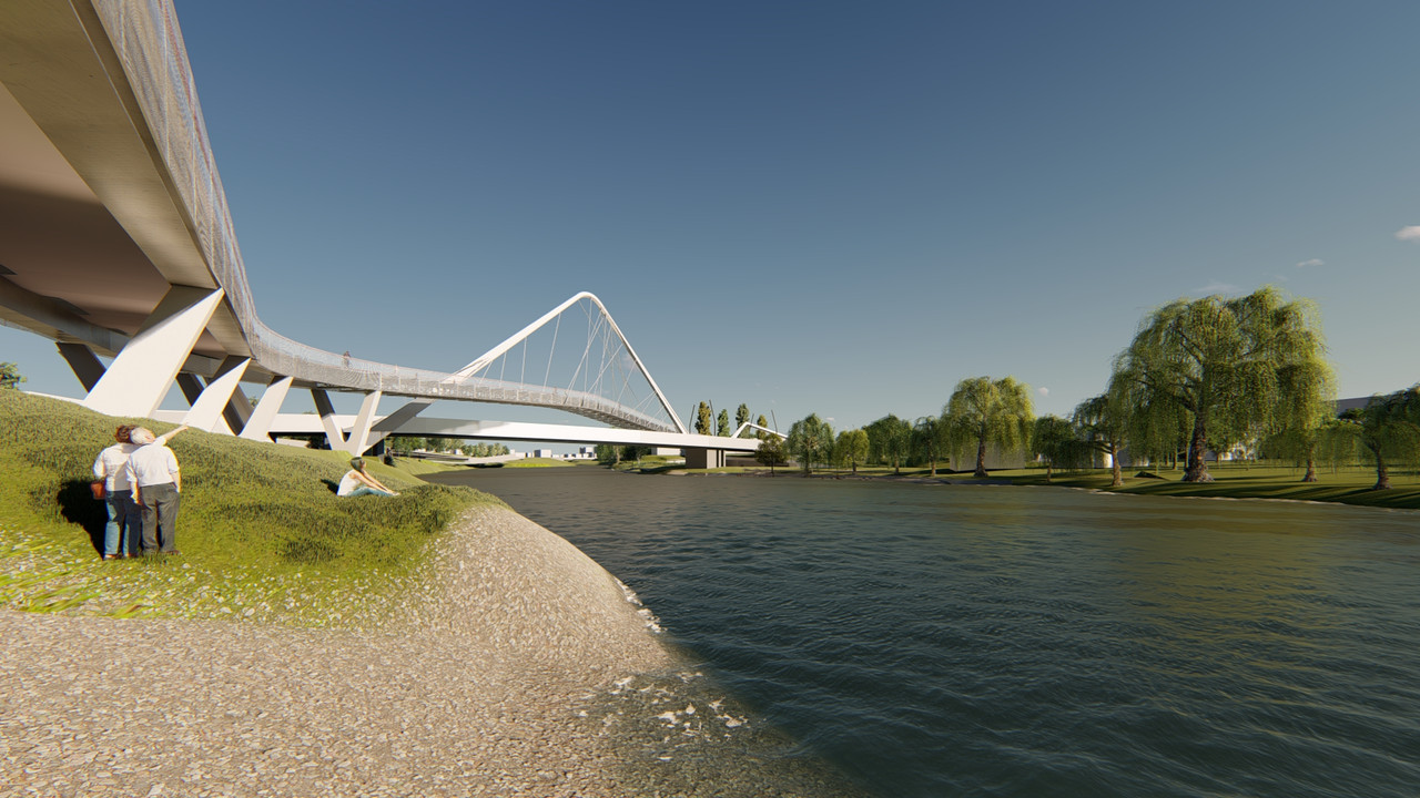 First Prize Proposal For The New Bridge In Banja Luka