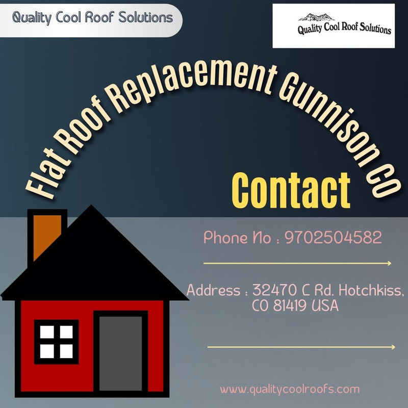 Flat Roof Replacement Gunnison CO