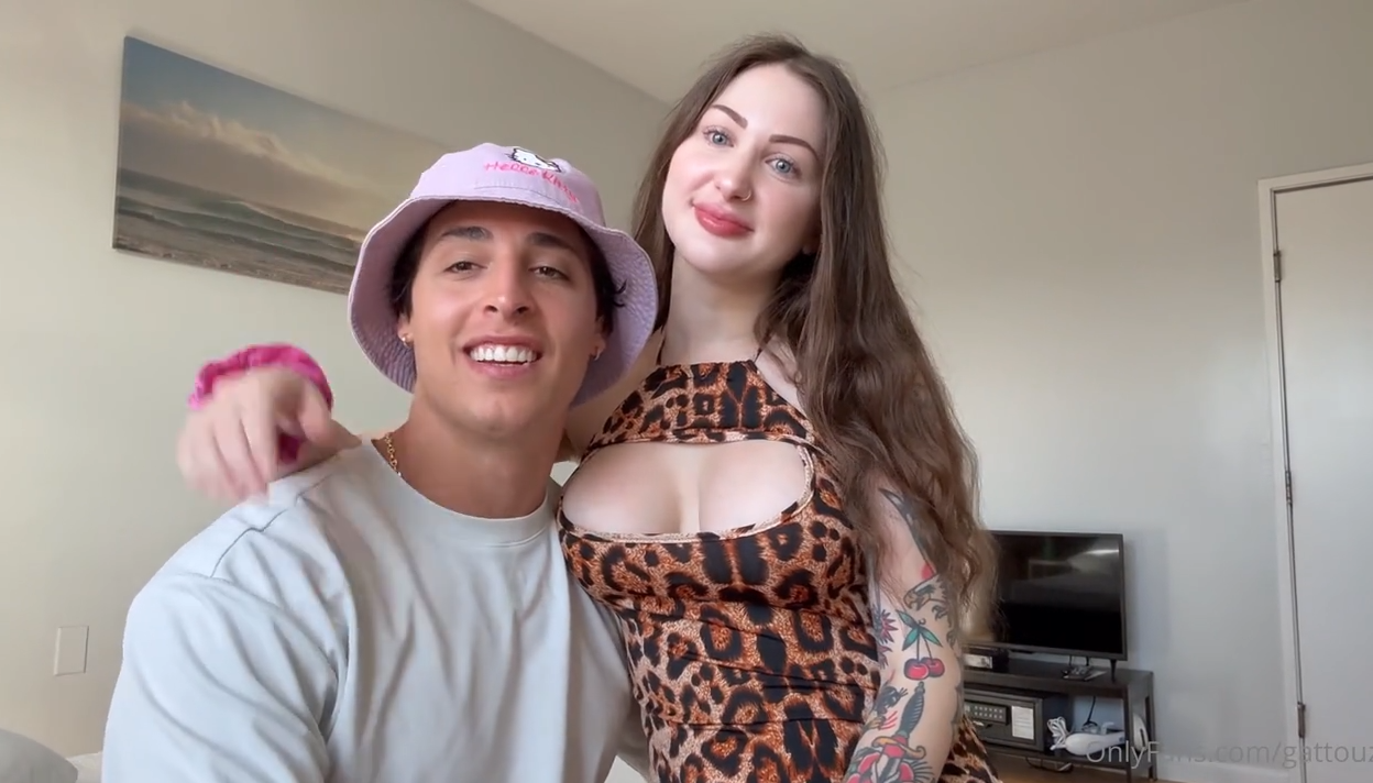 OnlyFans Bella Blu & Gattouz0 BG scene