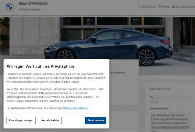 Datenschutzhinweis des Autohauses Datenschutzhinweis des Autohauses