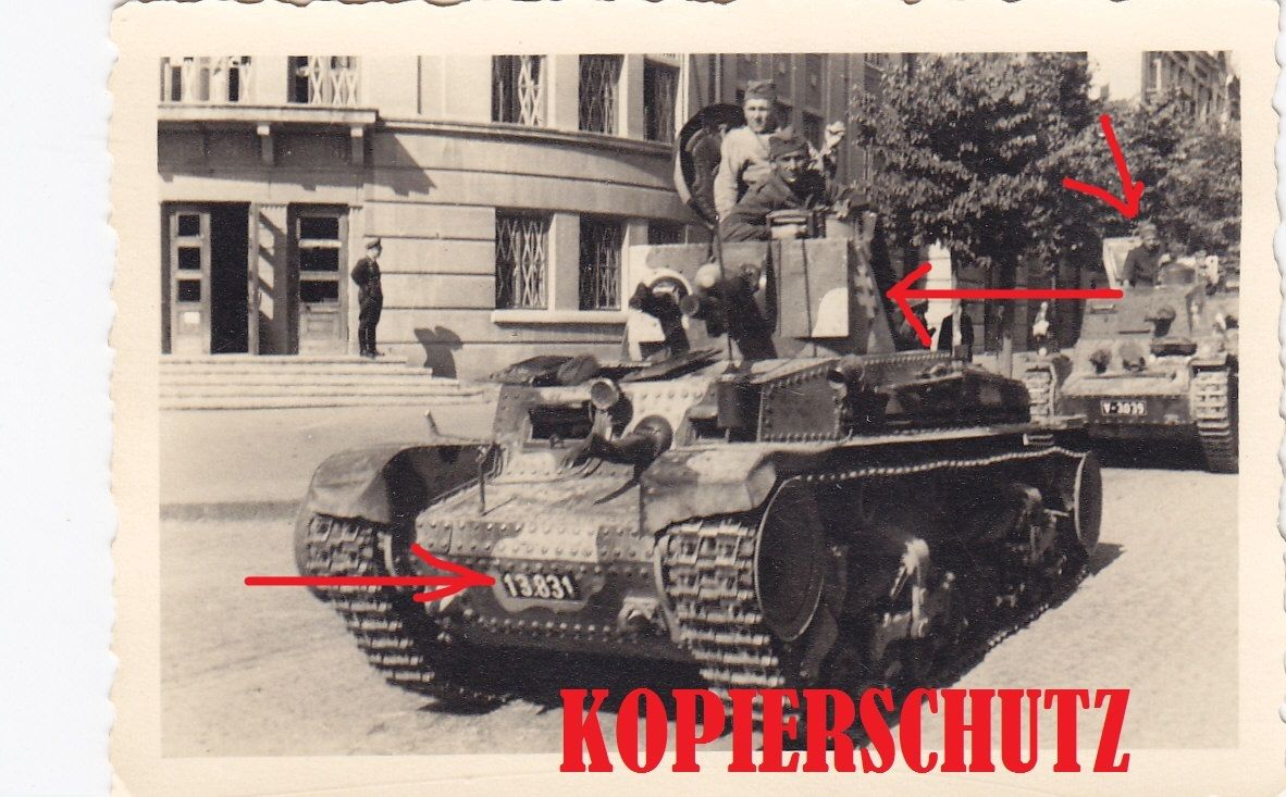 Slowakischer 35(t) Panzer camo Kennung Slowakei 