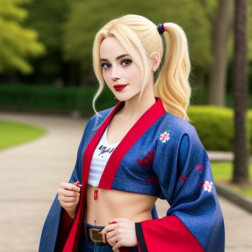 Harley-Quinn-wearing-a-kimono-78