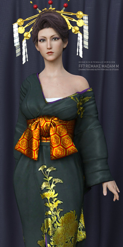 FF7 Remake MadamM for G8F FF7 Remake MadamM for G8F