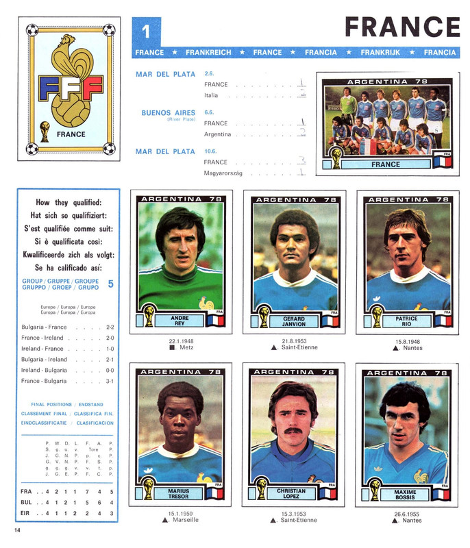 Album FIFA World Cup 1978 Argentina Panini-16