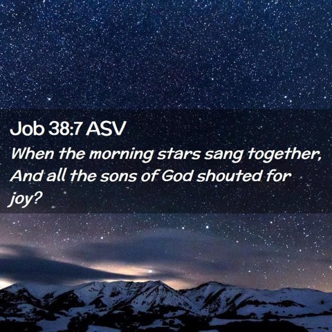 Scripture-Job-38-7