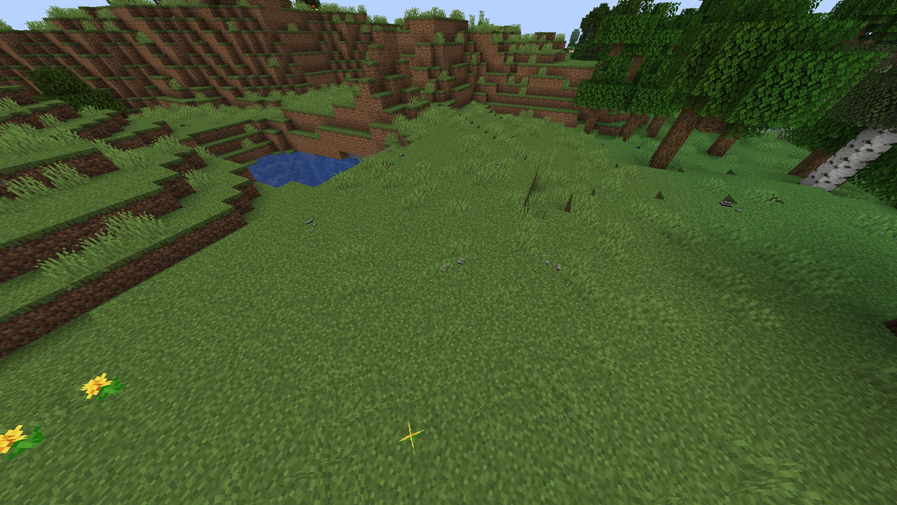 Grass Rocks in a Plains Biome