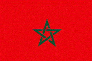 Le drapeau du Maroc 