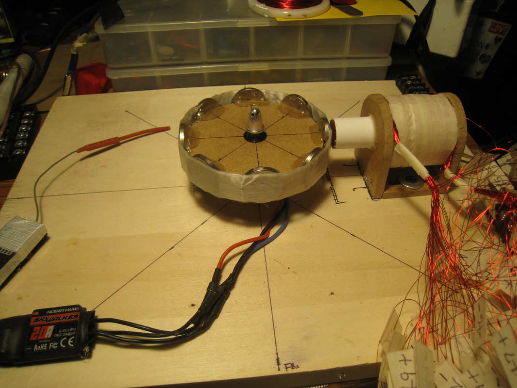 lenz phase delay experiment with extended core