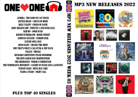 MP3 NEW RELEASES 2022 WEEK 03 (WHITE)(One Love)