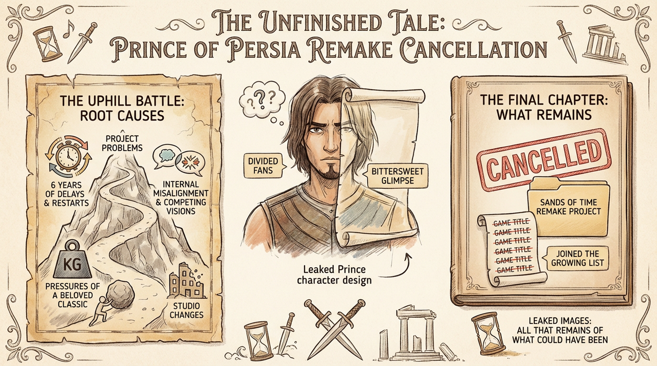 Gaming character design concept art on computer screen