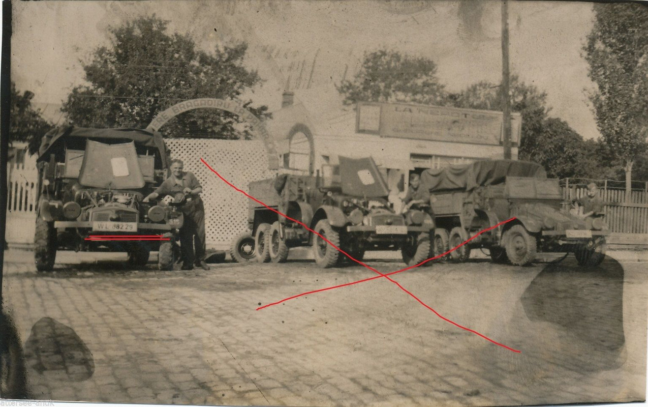 Foto Krupp Protze L2 H43 in Rumänien Lastwagen L