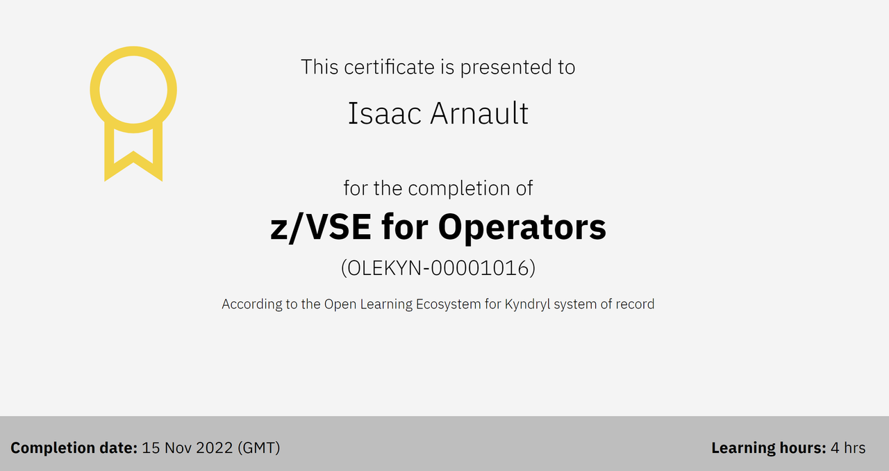 z_VSE operations