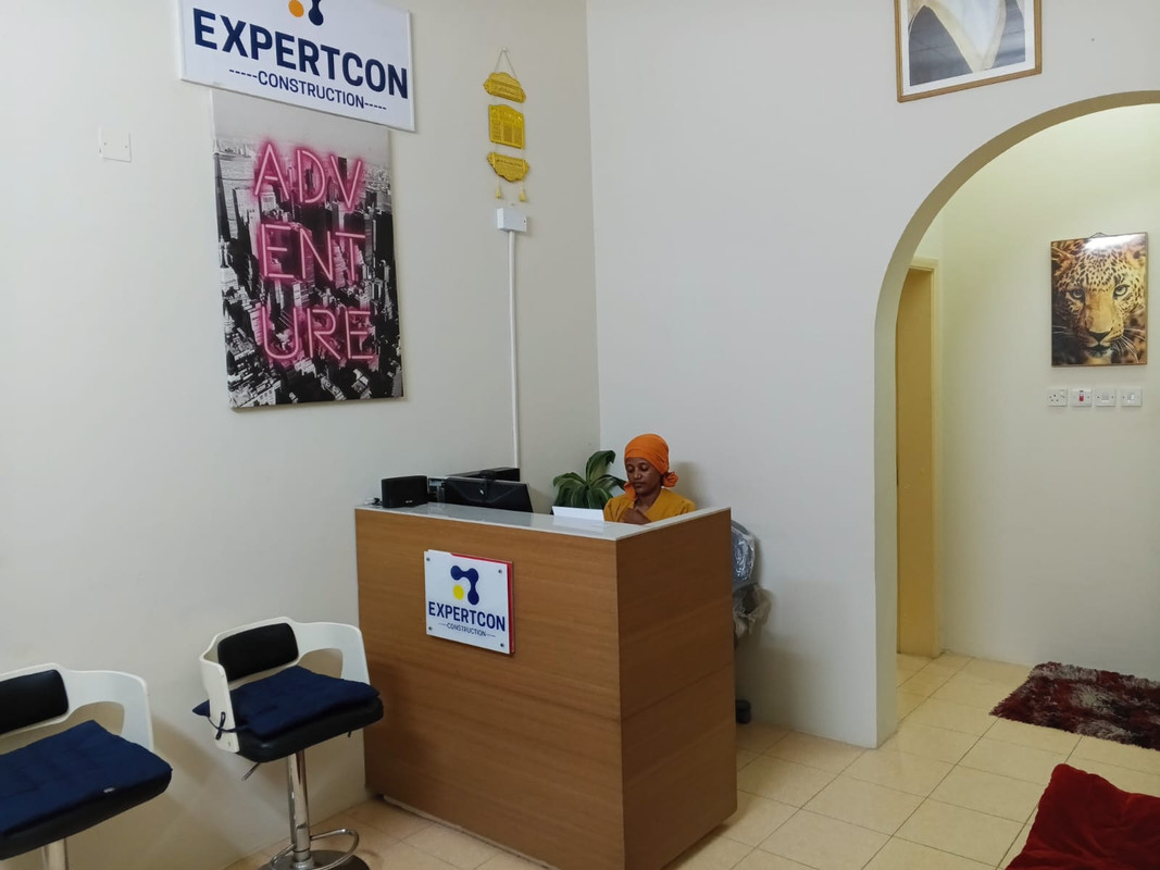 Office reception area