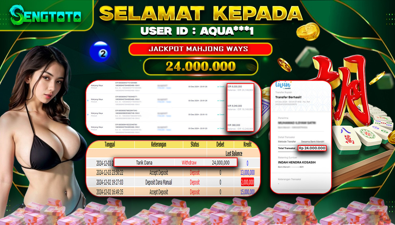 BUKTI PEMBAYARAN SLOT MAHJONG WAYS