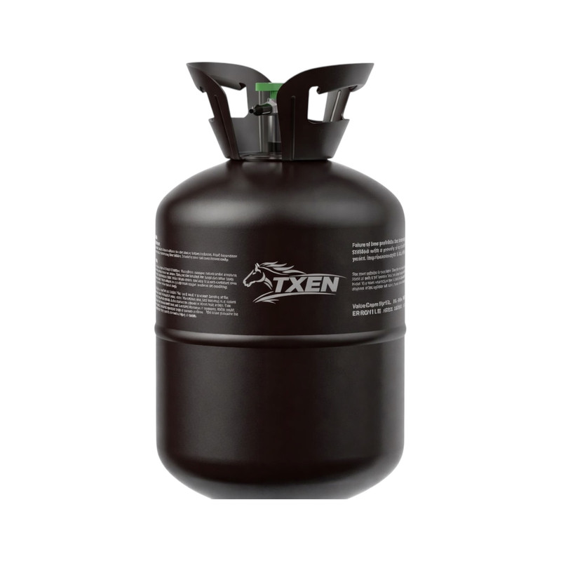 Portable helium gas cylinder
