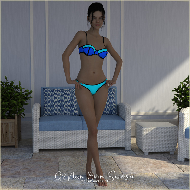 G8 Neon Bikini Swimsuit