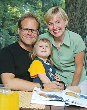 Alton Brown with cool, attractive, talented, Wife Deanna Brown 
