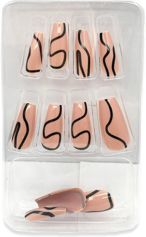 Daily Wear 12pcs Designer Ballerina Nails (karry)