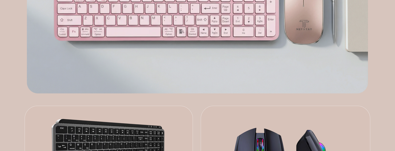 Mouse Wireless NETSTAT - portabilitate