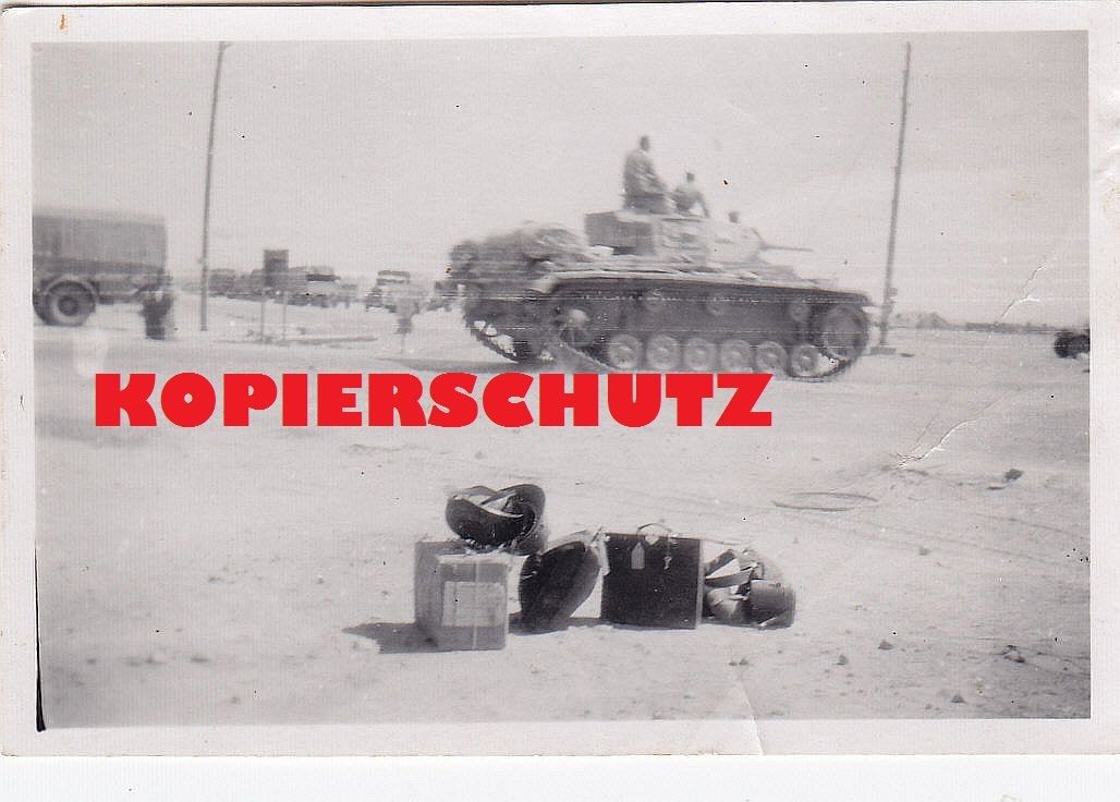 Afrikakorps DAK Panzer III Wüste Afrika Wehrmach