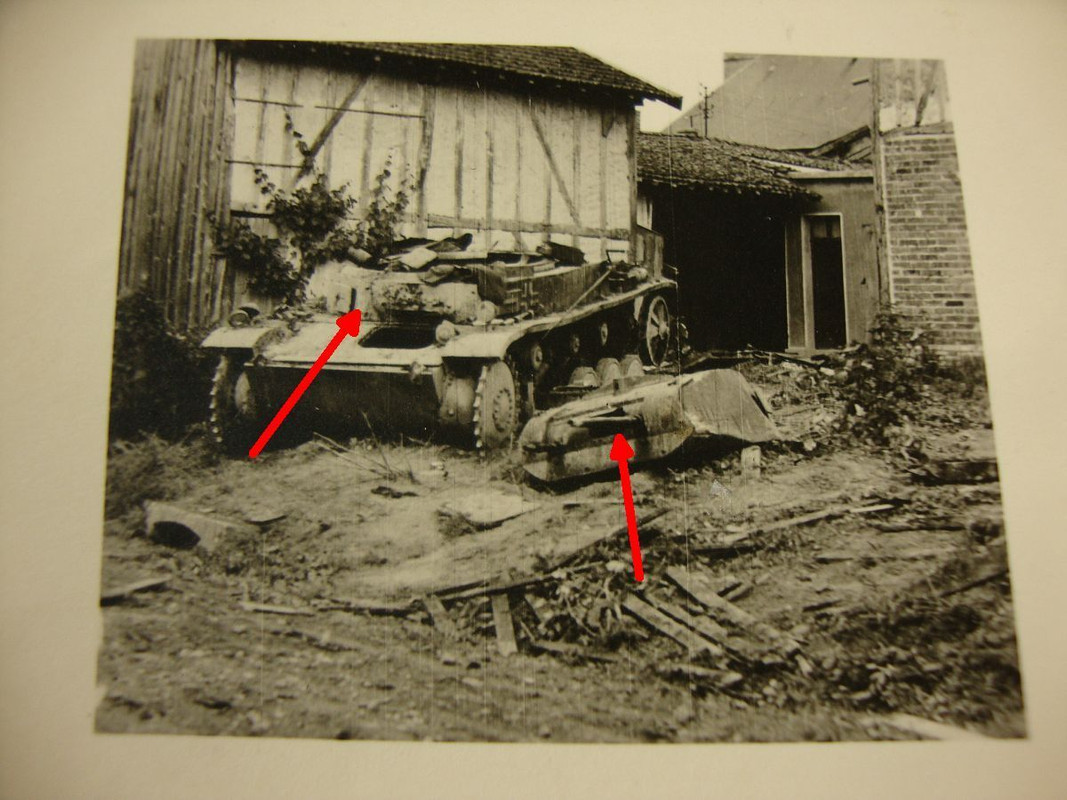 zerstörter Panzer II Ausf. C, 2m KWK BMK, Russla